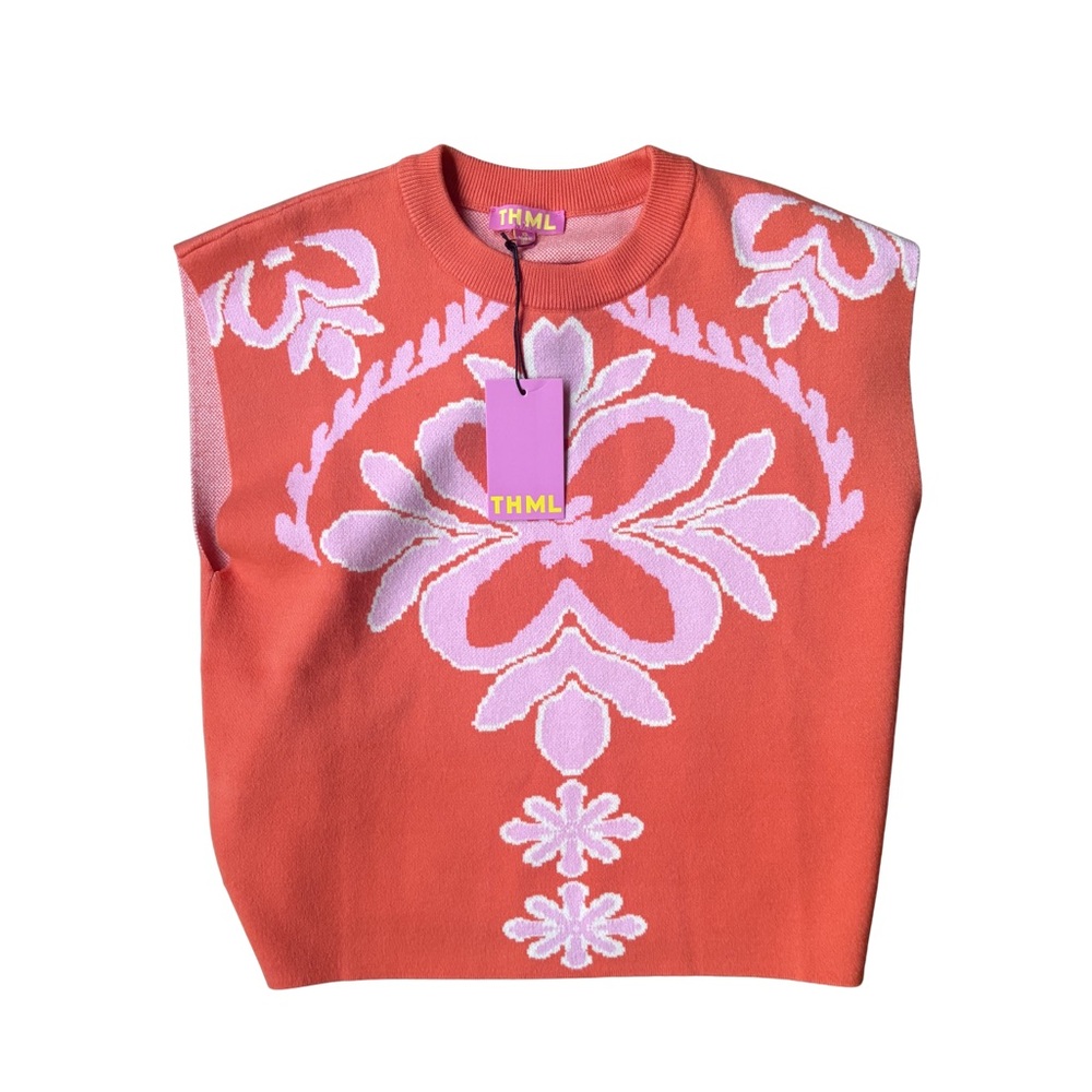 THML Beautiful Beginnings Sleeveless Sweater NWT Women’s Size XS - Picture 2 of 4